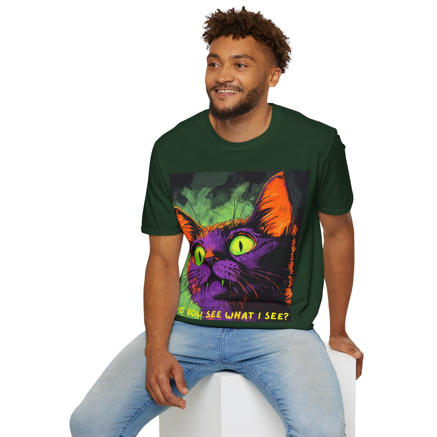 Do you see what I see cat horror T-Shirt, Cat Horror Lover T-Shirt
