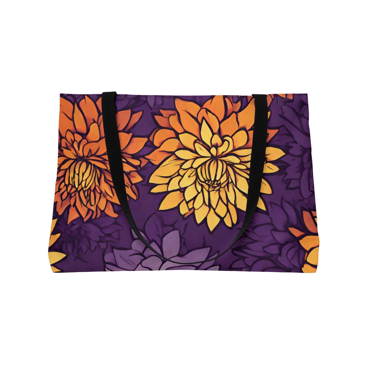 Pretty Floral Weekender/Beach Tote Bag