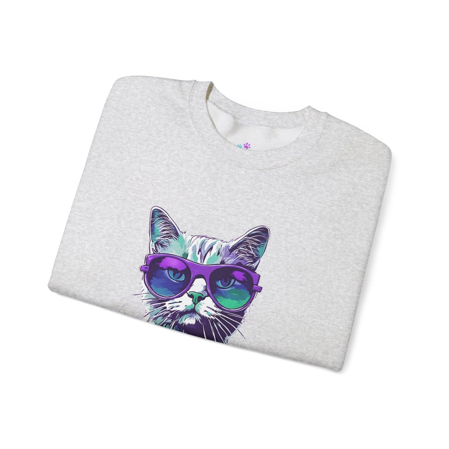 Cat Lover Sweatshirt Unisex Heavy Blend™ Crewneck Sweatshirt, Women's Sweatshirt