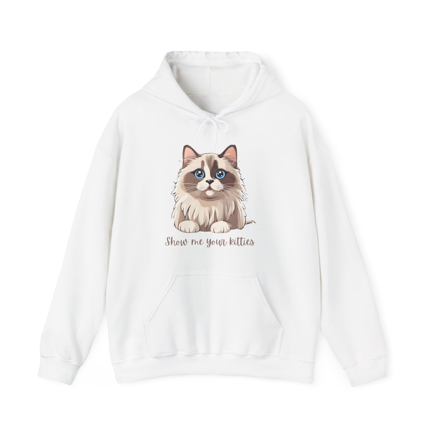 Women's Hoodie Ragdoll Show me Your Kitties Unisex Heavy Blend™ Hooded Sweatshirt