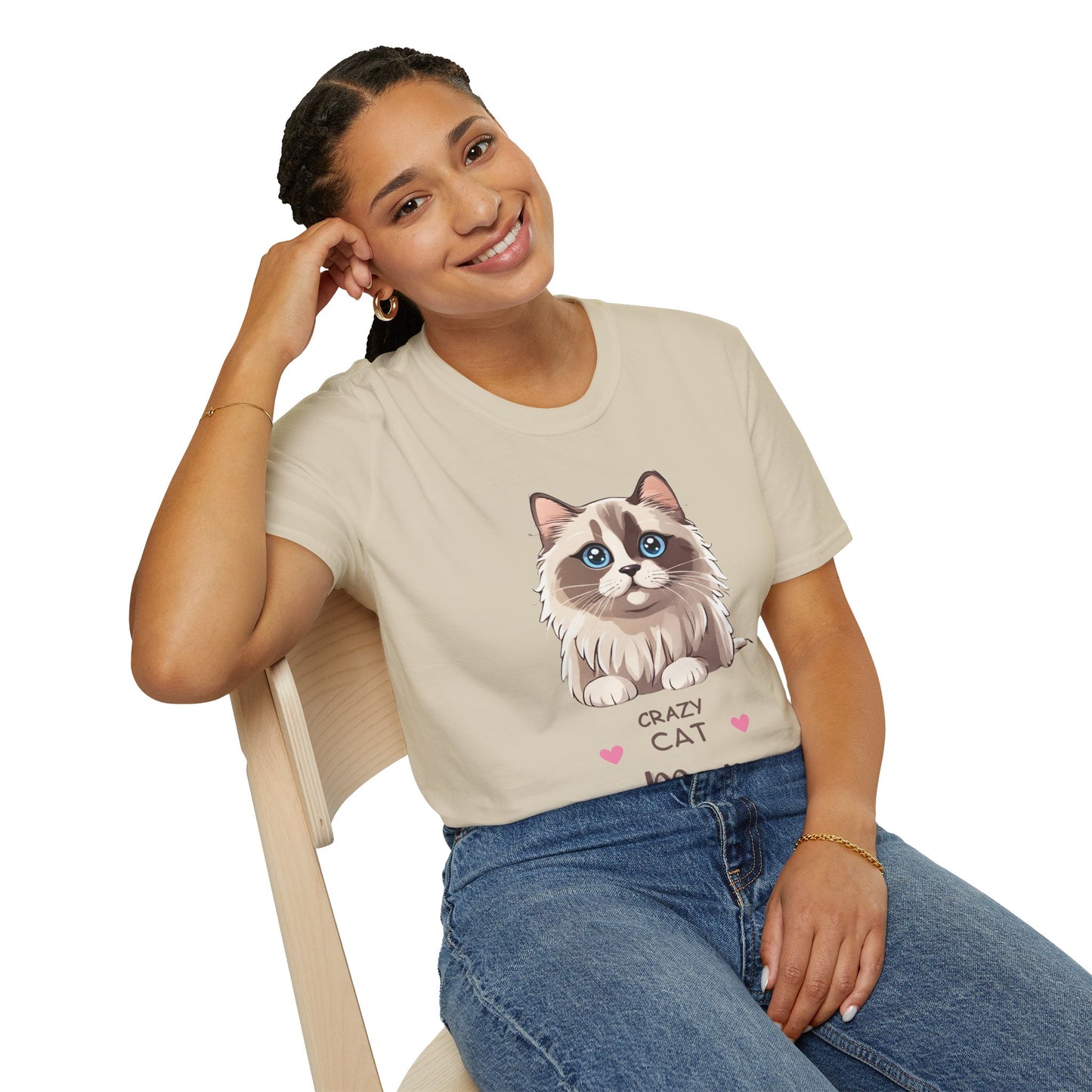 Crazy Cat Mum T-Shirt