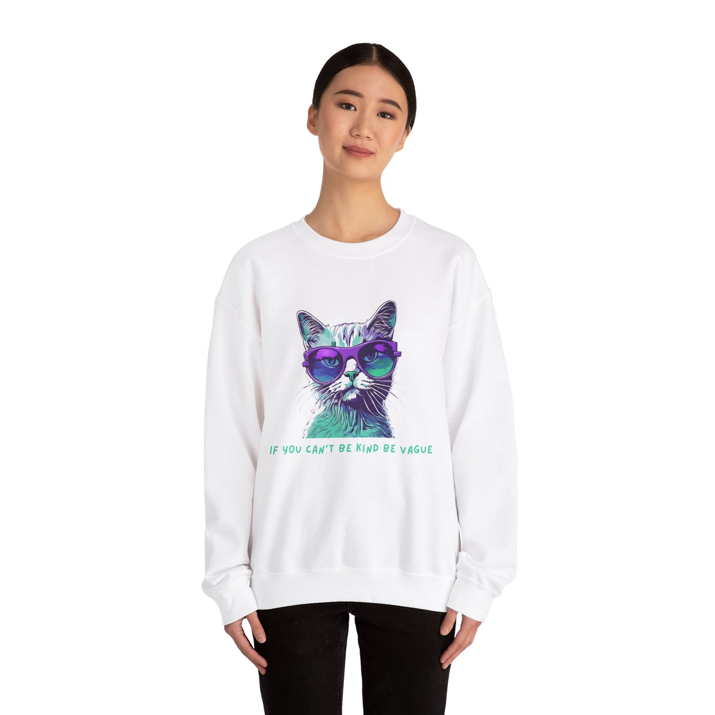 Cat Lover Sweatshirt Unisex Heavy Blend™ Crewneck Sweatshirt, Women's Sweatshirt