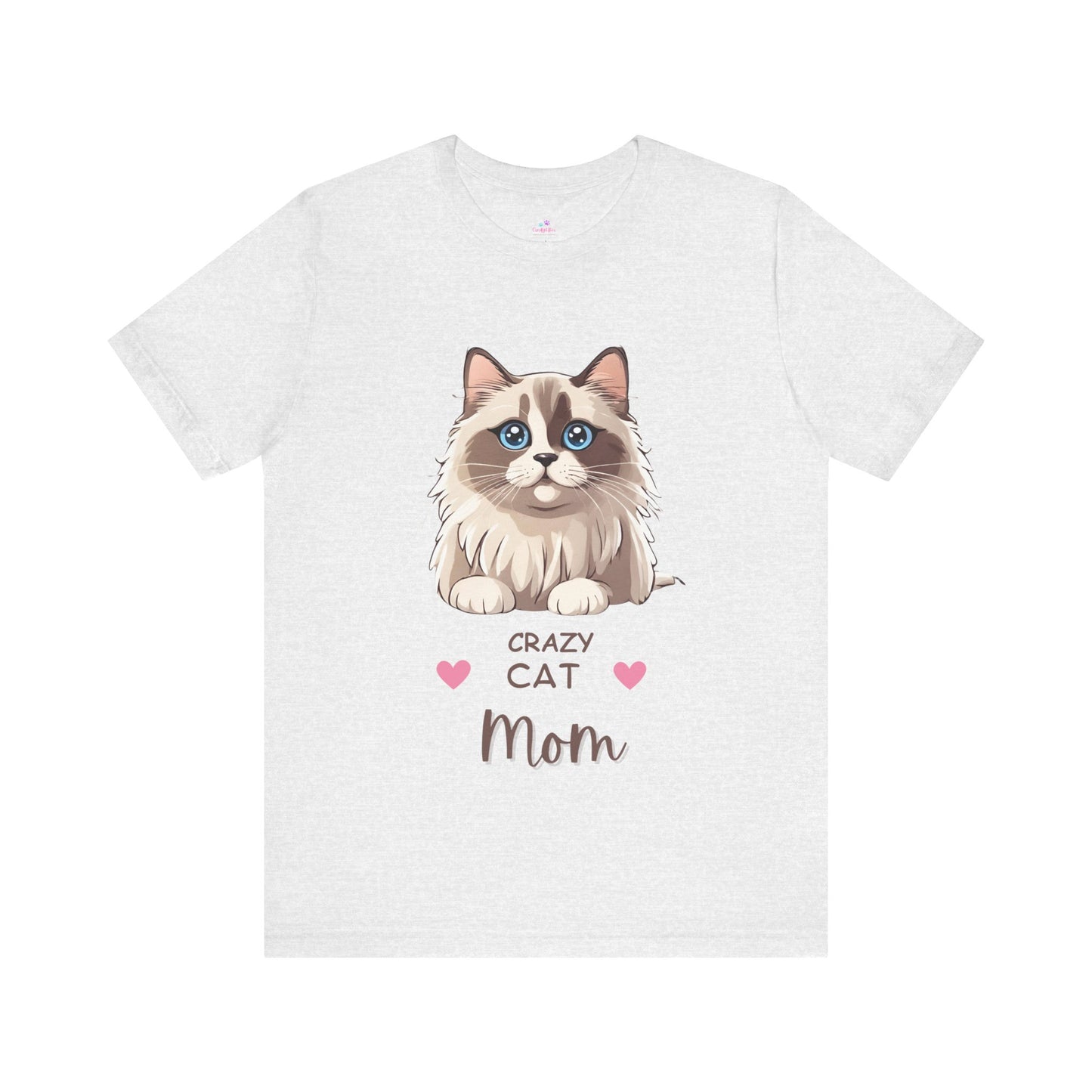Crazy Cat Mom Ragdoll Unisex Jersey Short Sleeve Tee Cat Funny Cat Love Kitten Kids Tee Animal Lover Gift