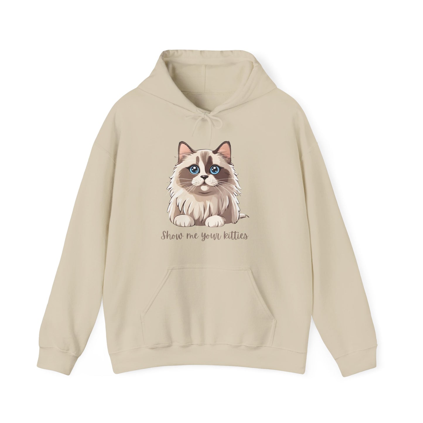 Women's Hoodie Ragdoll Show me Your Kitties Unisex Heavy Blend™ Hooded Sweatshirt