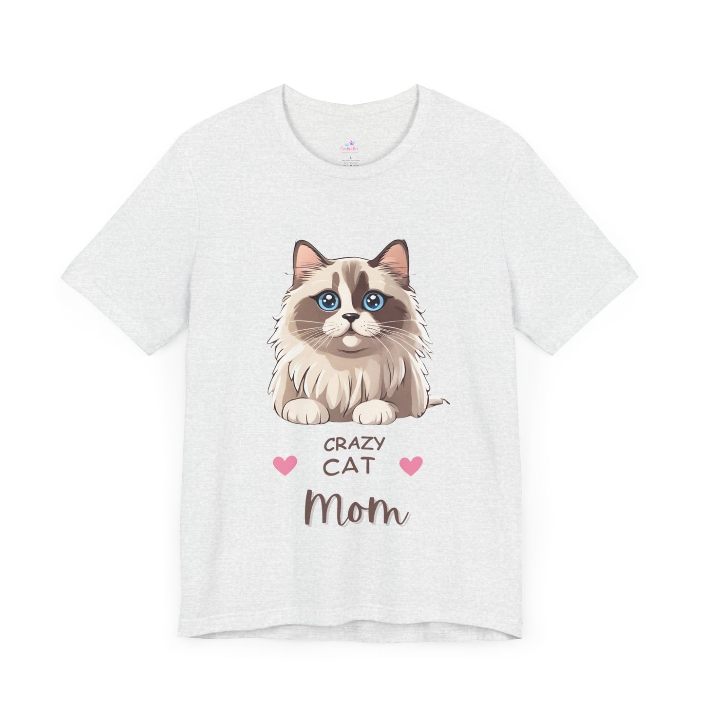 Crazy Cat Mom Ragdoll Unisex Jersey Short Sleeve Tee Cat Funny Cat Love Kitten Kids Tee Animal Lover Gift