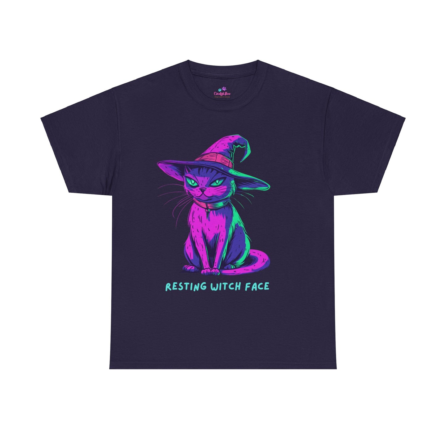Cat T-Shirt, Resting Witch Face Shirt, Halloween Shirt, Horror Tee, Halloween Lover Shirt,Cat Lover Shirt, Horror Lover Shirt, Halloween Tee