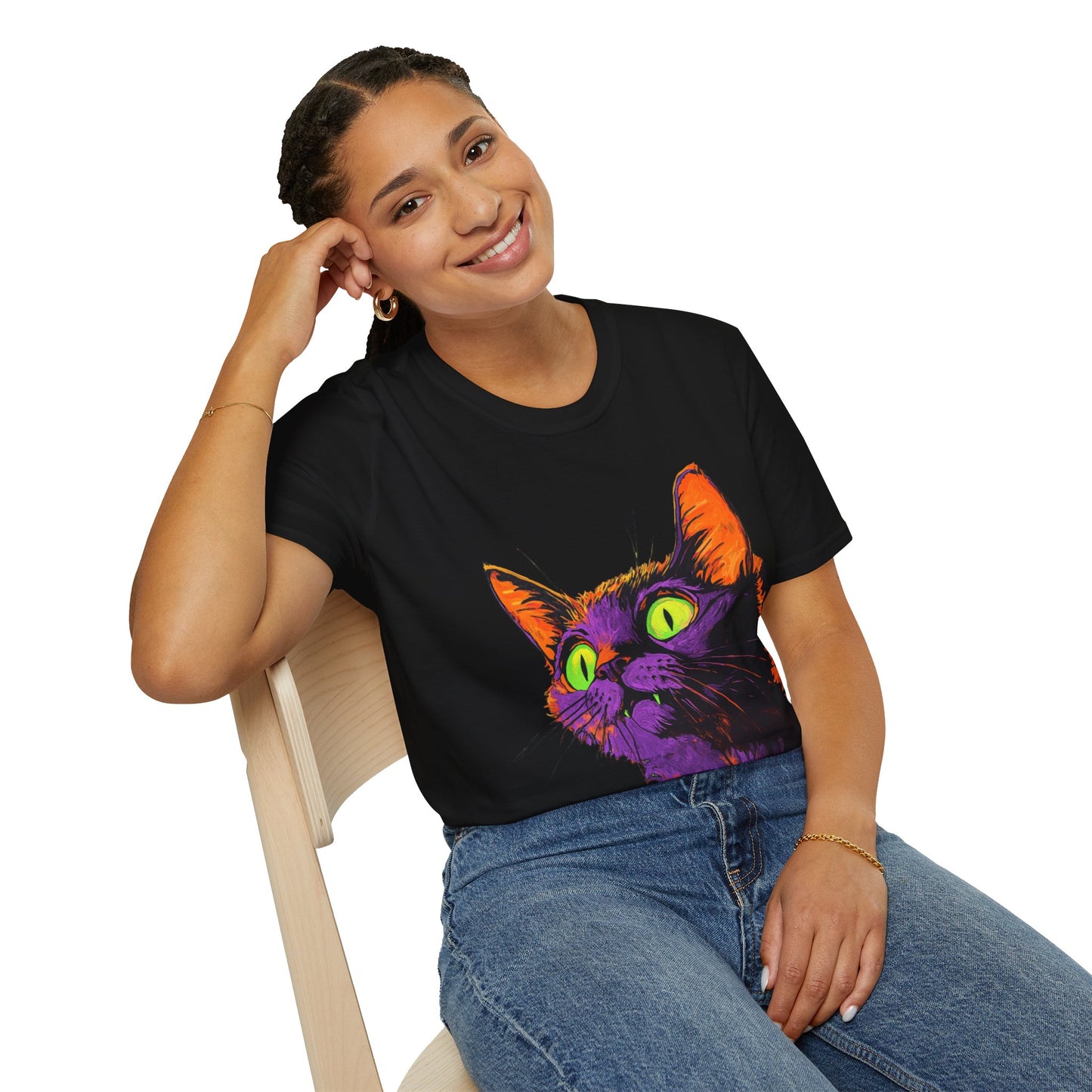 Do you see what I see? Cat Horror T-Shirt, Cat Lover T-Shirt, Horror Fan T-Shirt