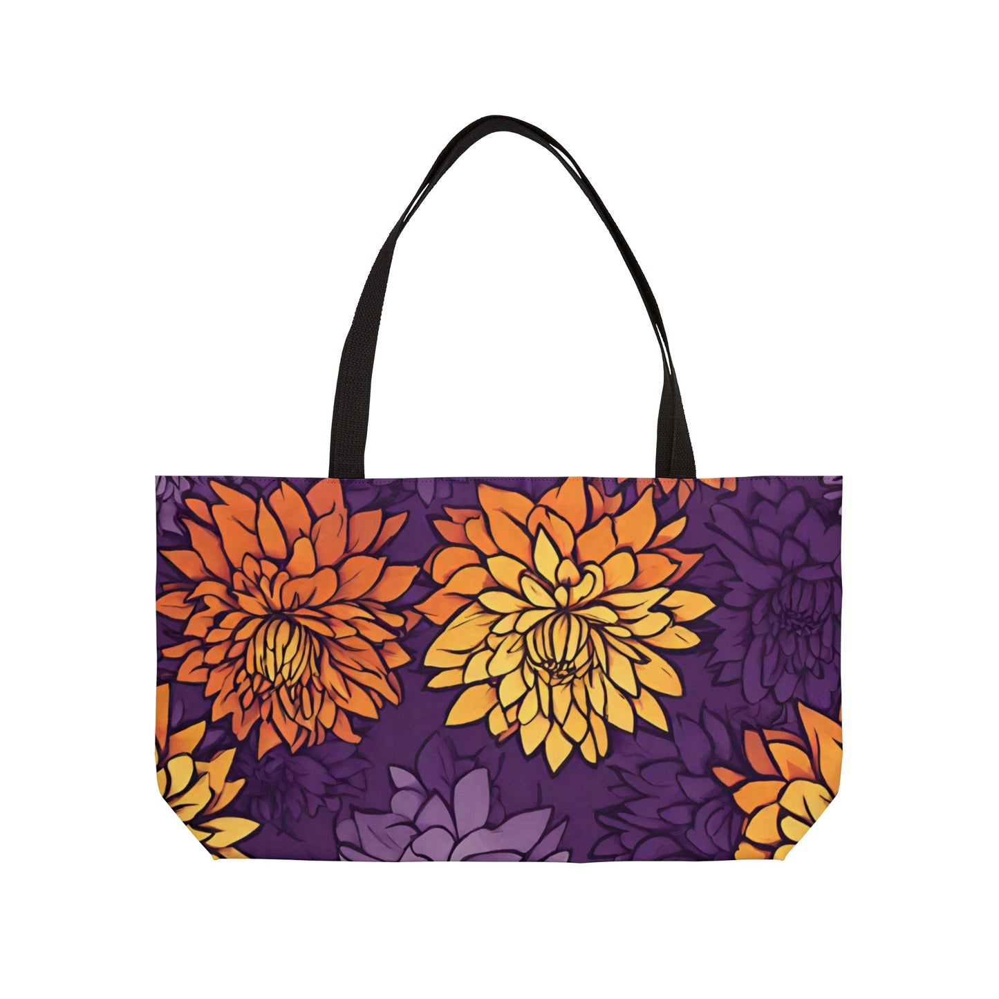 Pretty Floral Weekender/Beach Tote Bag