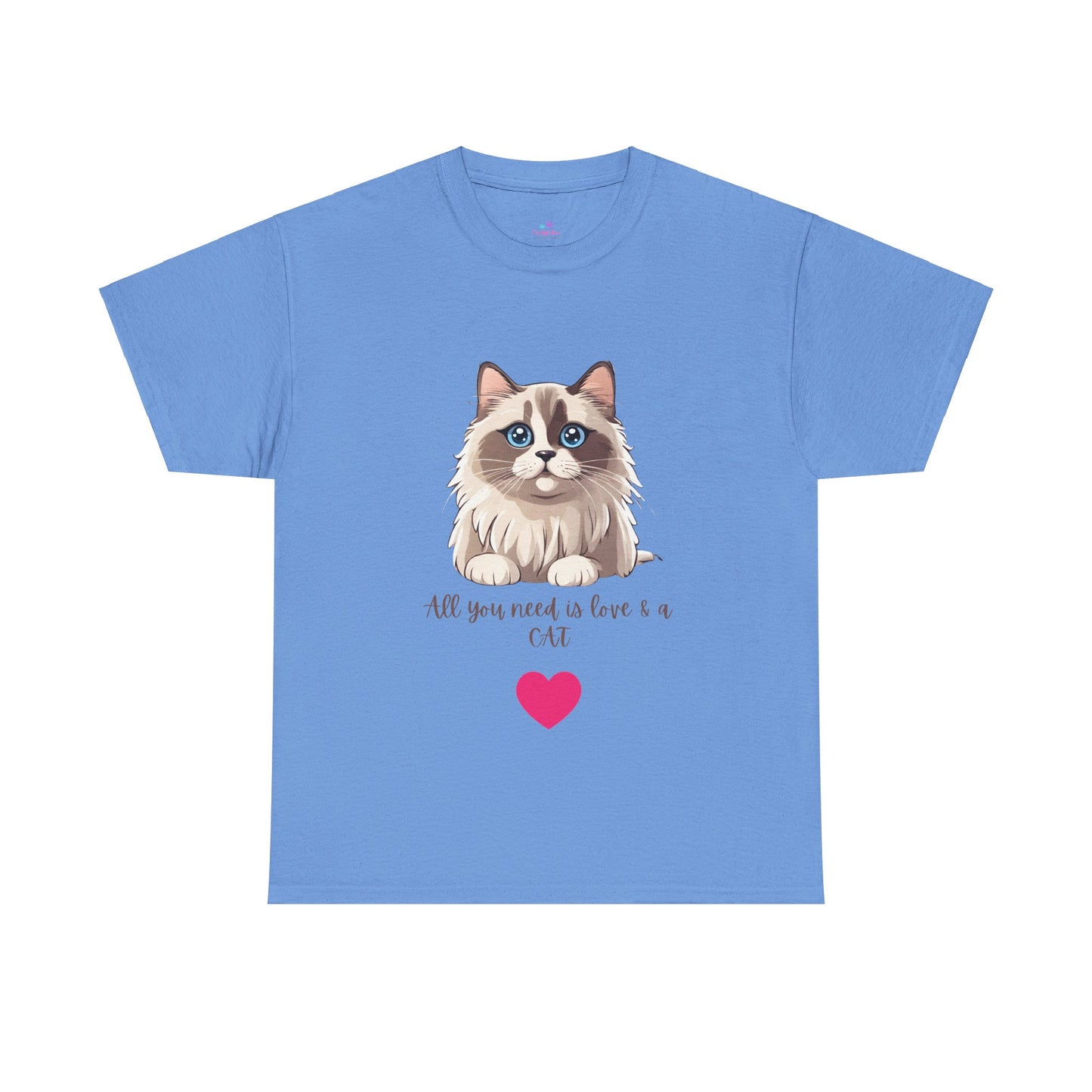 Cat T-Shirt All You Need is Love and a Cat Ragdoll Unisex Jersey Short Sleeve Tee Cat Funny Cat Love Kitten Kids Tee Animal Lover Gift