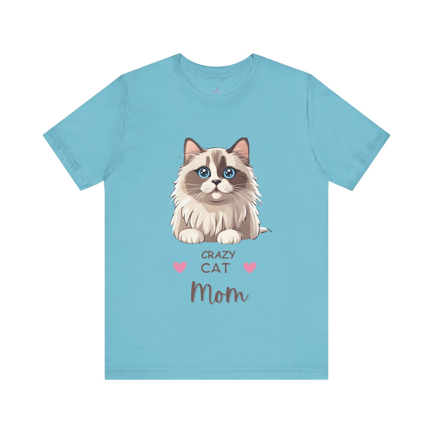 Crazy Cat Mom Ragdoll Unisex Jersey Short Sleeve Tee Cat Funny Cat Love Kitten Kids Tee Animal Lover Gift