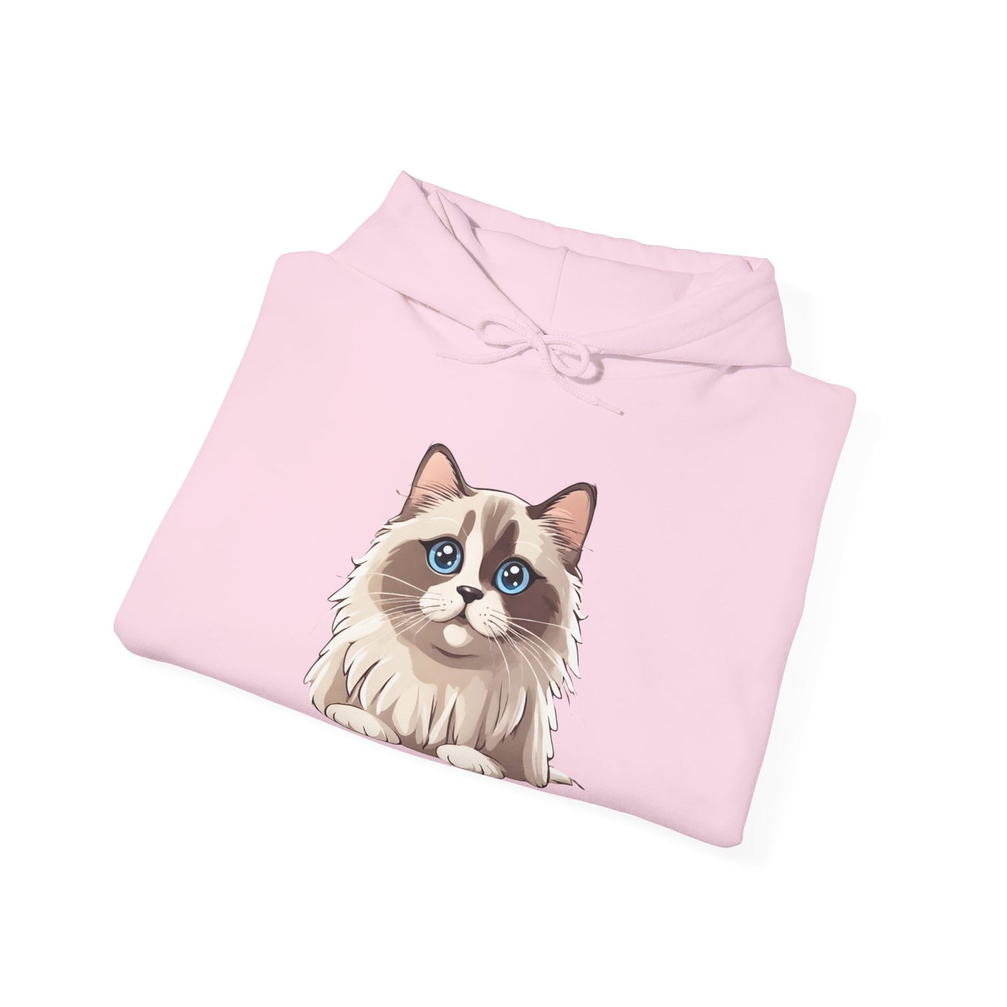 Ragdoll Cat Hoodie Life is Better With Fur Heavy Blend™ Hooded Sweatshirt, Cat Hoodie, Cat Lover Hoodie