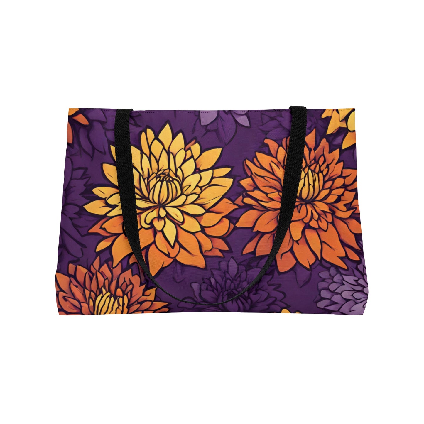 Pretty Floral Weekender/Beach Tote Bag