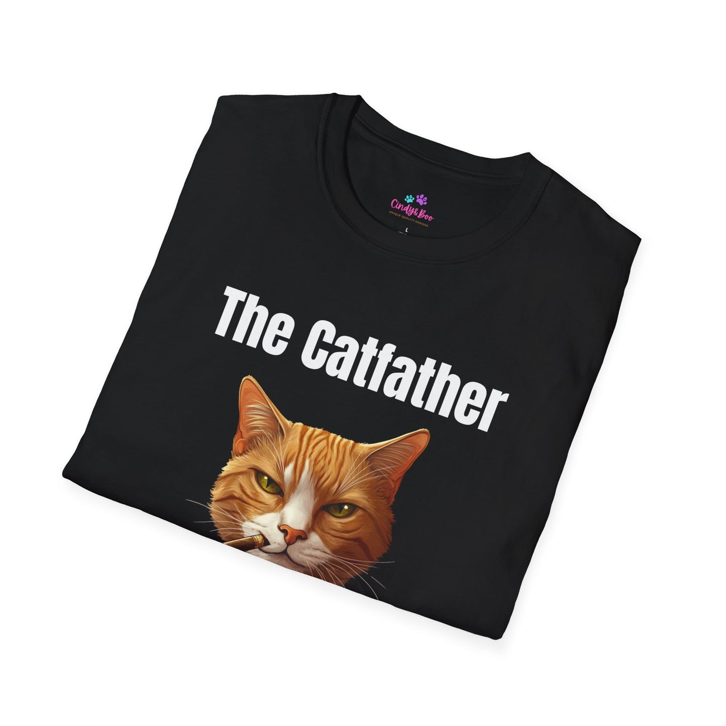 The Catfather T-Shirt, CatFather T-Shirt, Cat father Tee, The Cat Father Tshirt, Cat Dad Gift, Gift for Him