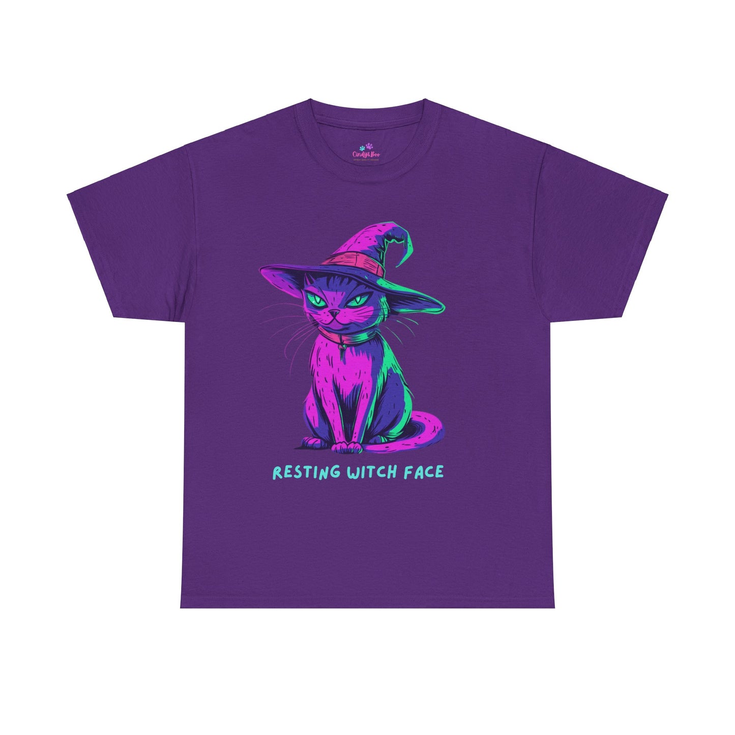 Cat T-Shirt, Resting Witch Face Shirt, Halloween Shirt, Horror Tee, Halloween Lover Shirt,Cat Lover Shirt, Horror Lover Shirt, Halloween Tee