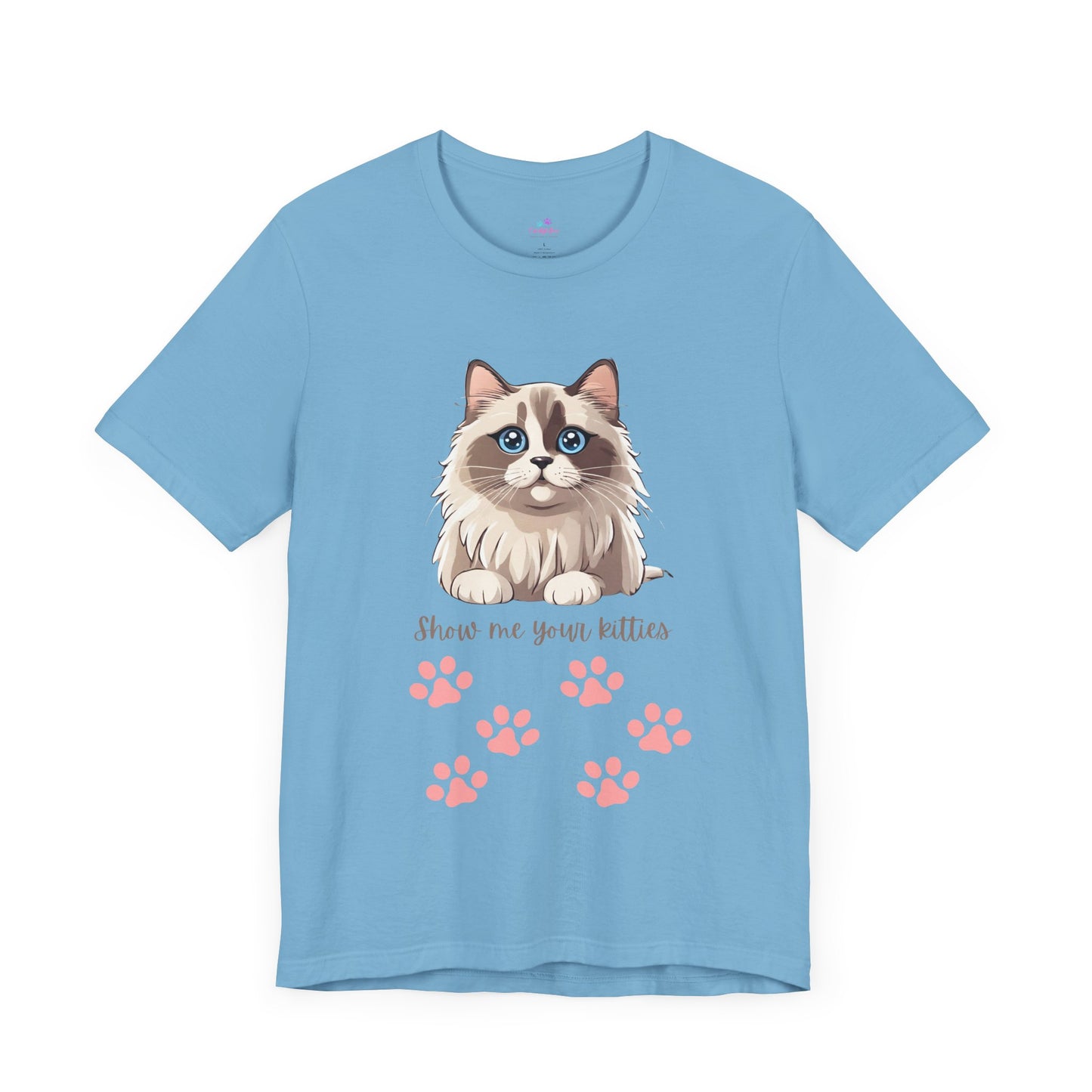Cat T-Shirt Show me your Kitties Unisex Jersey Short Sleeve Tee