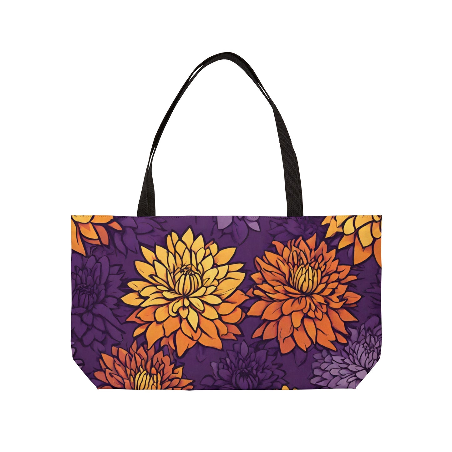 Pretty Floral Weekender/Beach Tote Bag