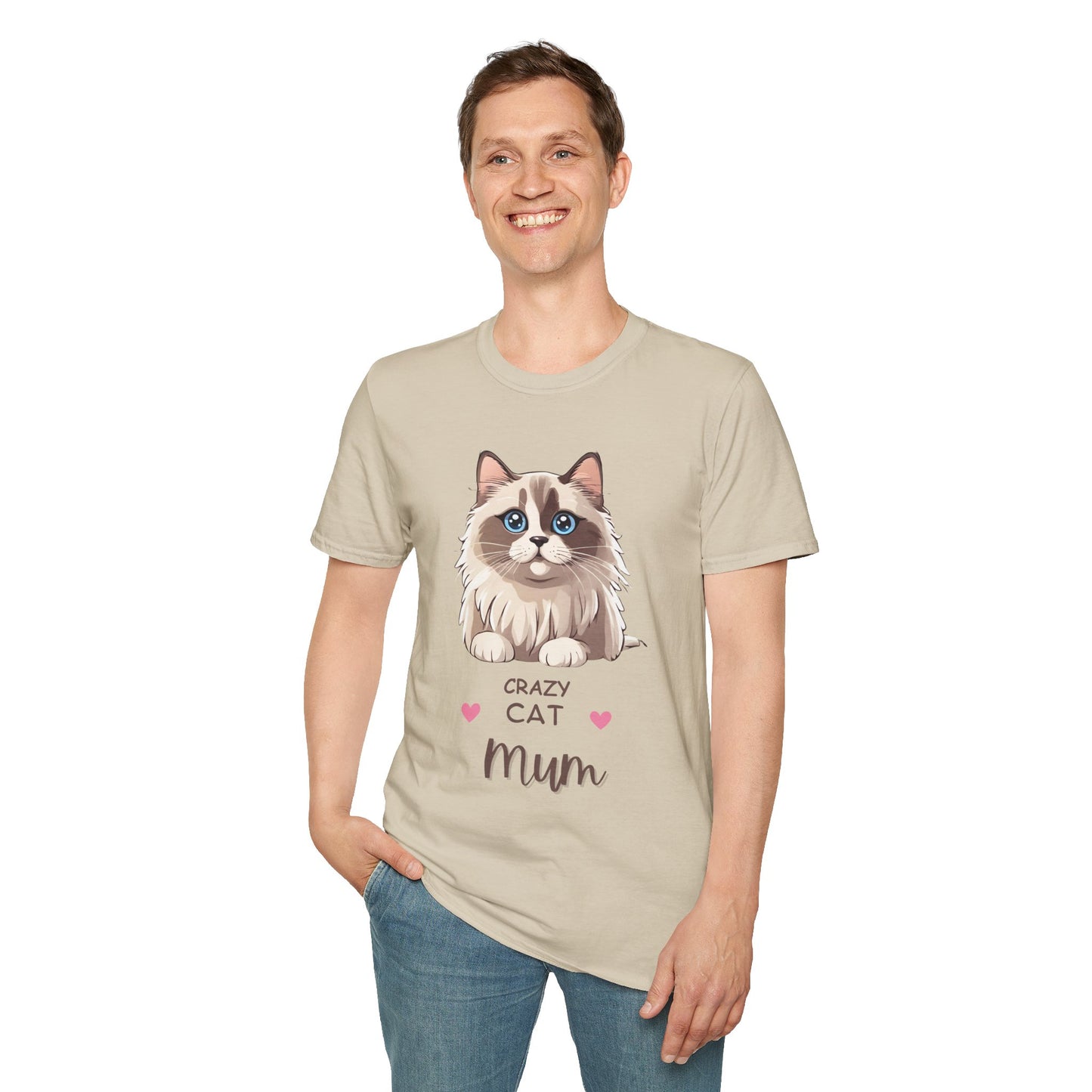 Crazy Cat Mum T-Shirt