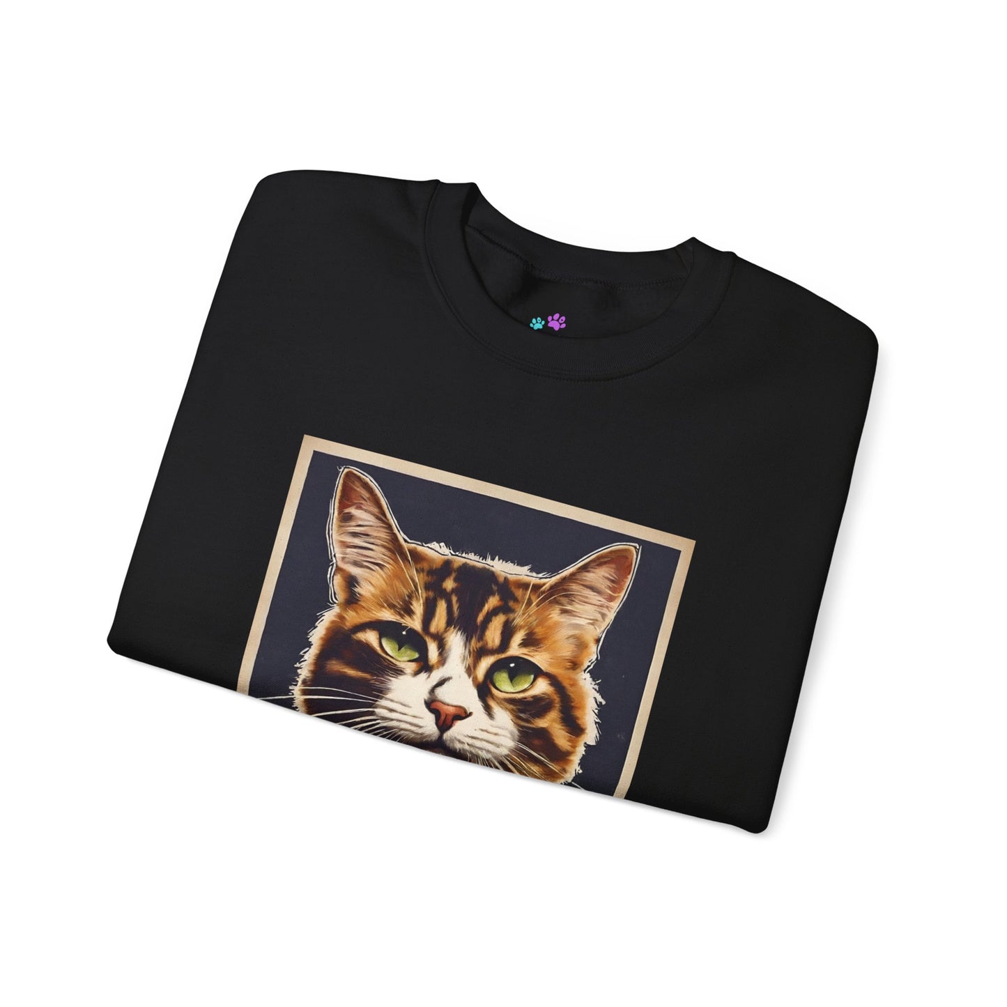 Cat Sweatshirt Cats Rule the World Unisex Longsleeve