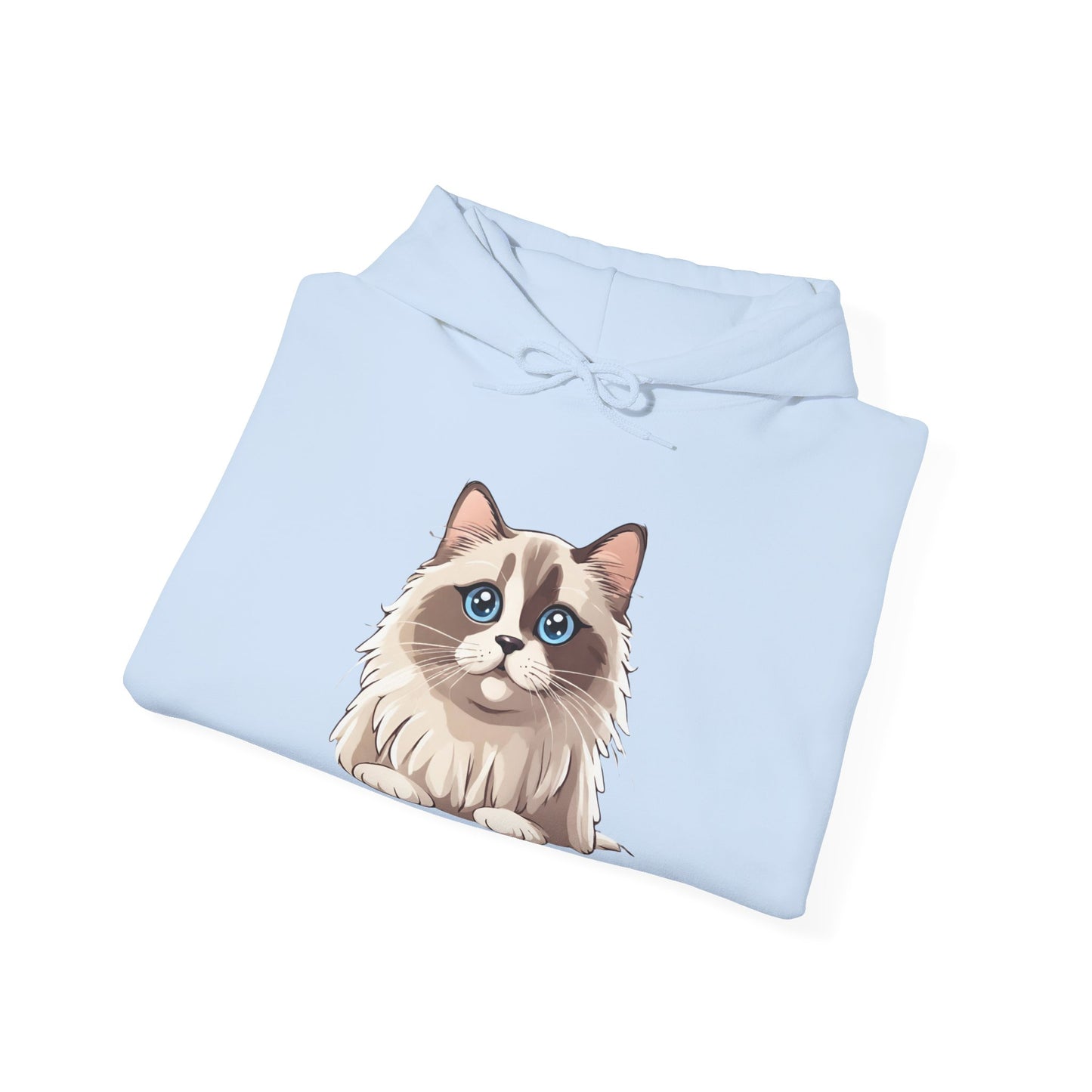 Ragdoll Cat Hoodie Life is Better With Fur Heavy Blend™ Hooded Sweatshirt, Cat Hoodie, Cat Lover Hoodie