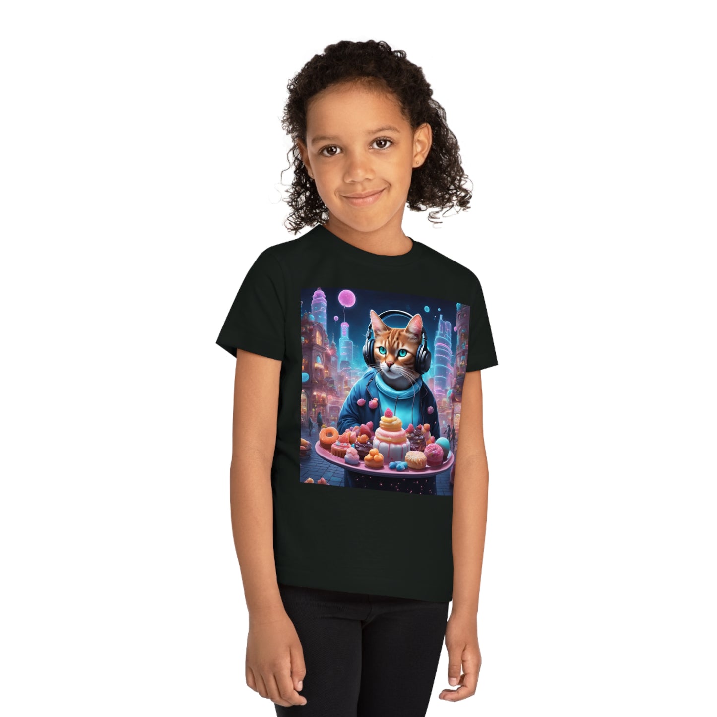 Kids Cat T-Shirt , Cat Lover Shirt, Kids Gift, Gift for Teenager, Gift for Kids, Gift for Her, Gift for Him, Cat Shirt for Kids