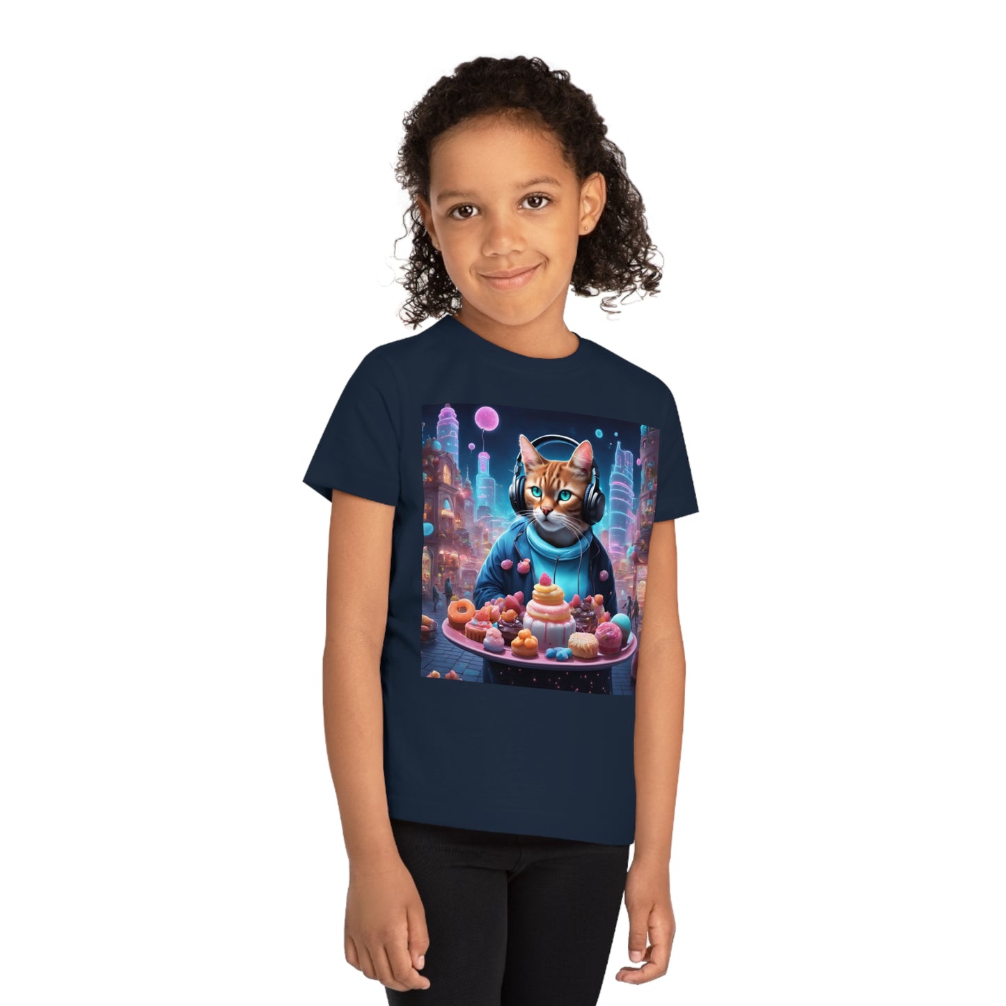 Kids Cat T-Shirt , Cat Lover Shirt, Kids Gift, Gift for Teenager, Gift for Kids, Gift for Her, Gift for Him, Cat Shirt for Kids