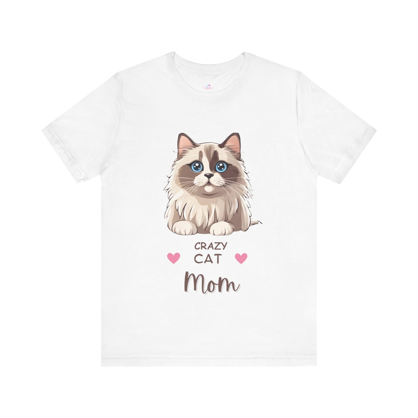 Crazy Cat Mom Ragdoll Unisex Jersey Short Sleeve Tee Cat Funny Cat Love Kitten Kids Tee Animal Lover Gift