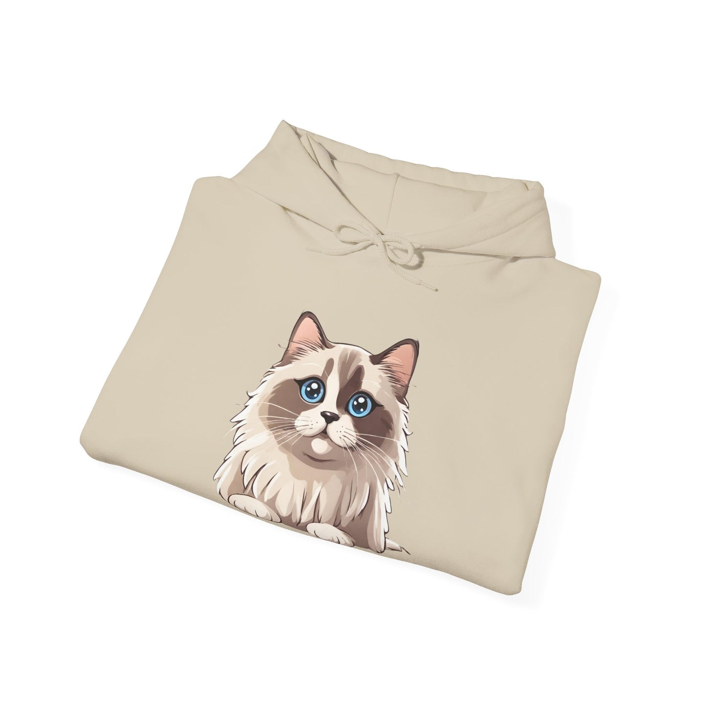 Ragdoll Cat Hoodie Life is Better With Fur Heavy Blend™ Hooded Sweatshirt, Cat Hoodie, Cat Lover Hoodie