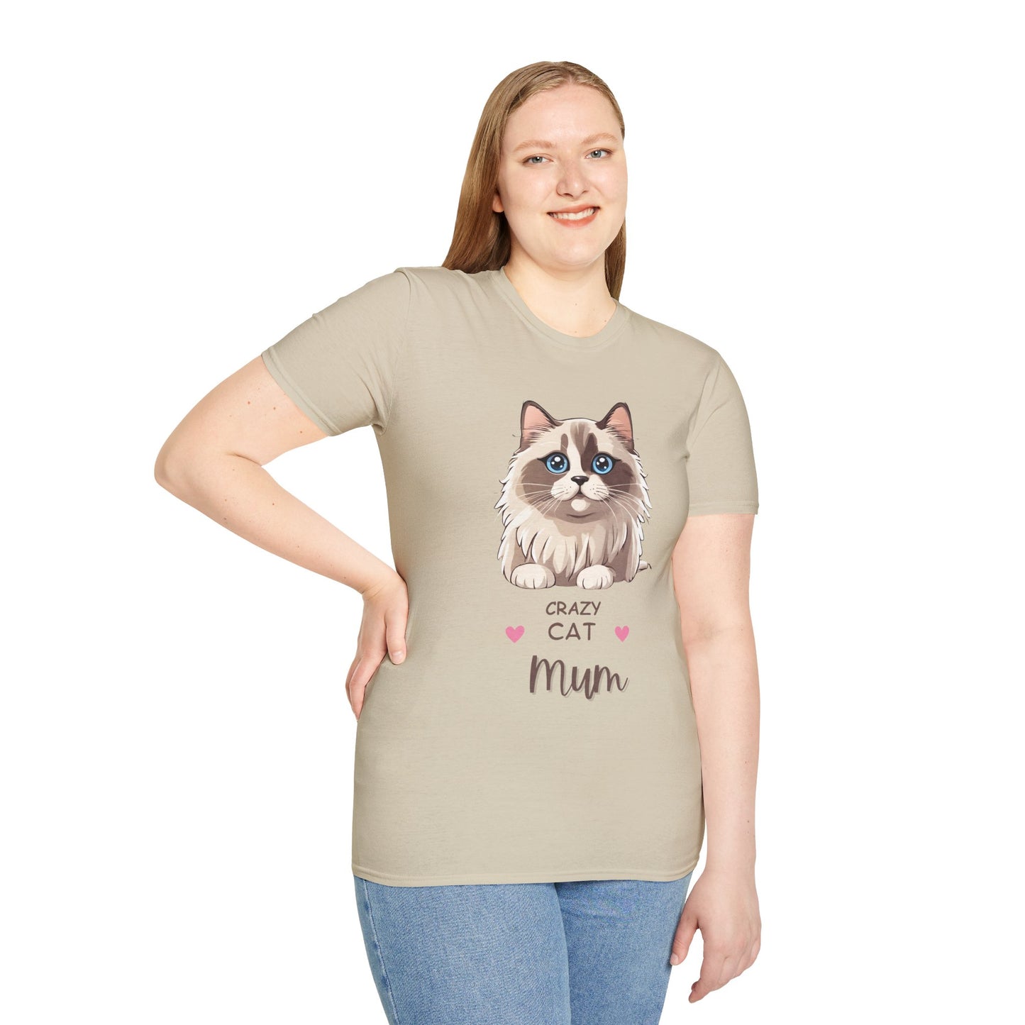 Crazy Cat Mum T-Shirt