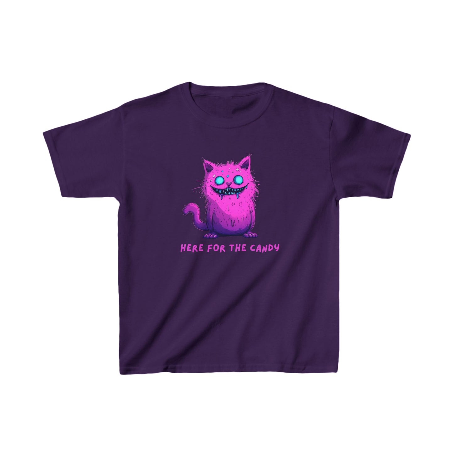 Cat T-Shirt, Kids Halloween Cat Ghoul Tee, Kids Halloween T Shirt,, Kids Halloween Shirt, Halloween Shirt for Kids, Trick or Treat Shirt
