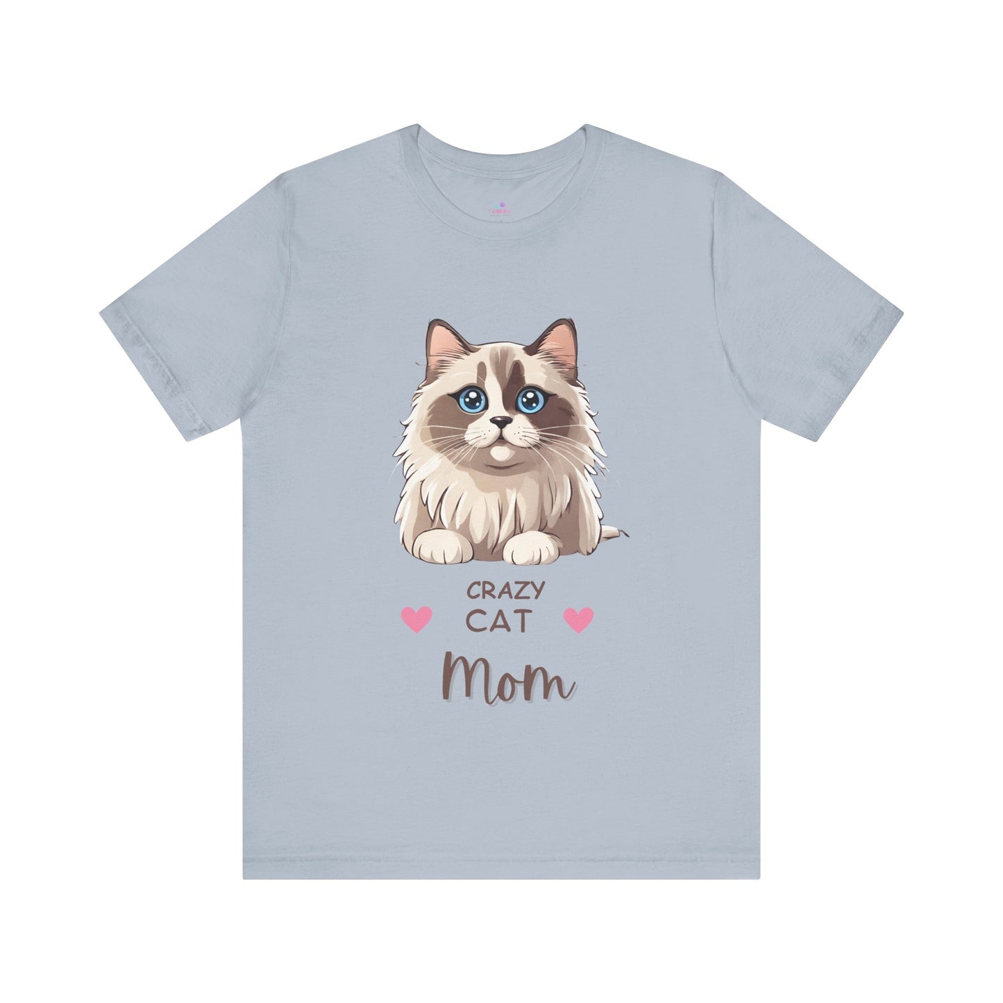 Crazy Cat Mom Ragdoll Unisex Jersey Short Sleeve Tee Cat Funny Cat Love Kitten Kids Tee Animal Lover Gift