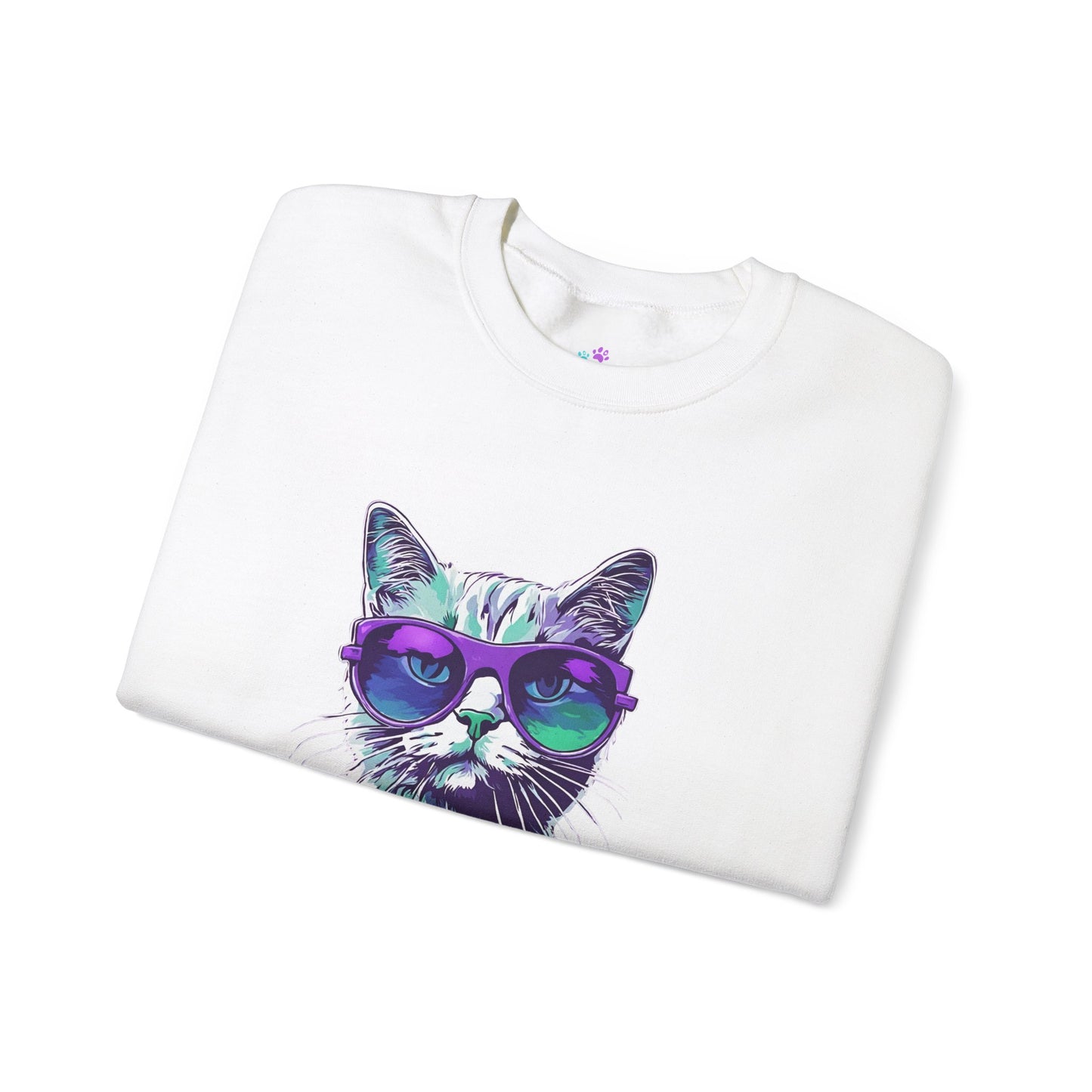 Cat Lover Sweatshirt Unisex Heavy Blend™ Crewneck Sweatshirt, Women's Sweatshirt