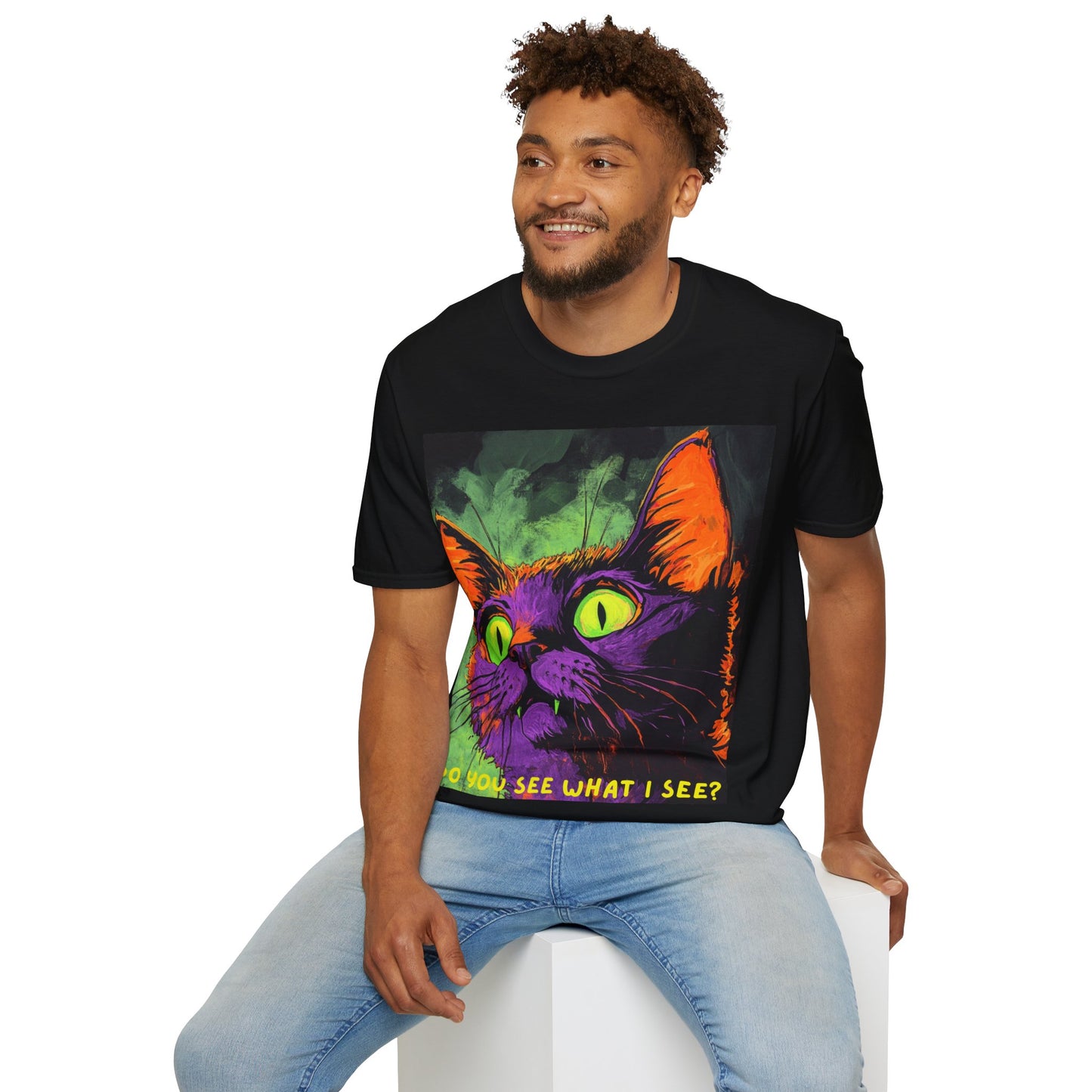 Do you see what I see cat horror T-Shirt, Cat Horror Lover T-Shirt