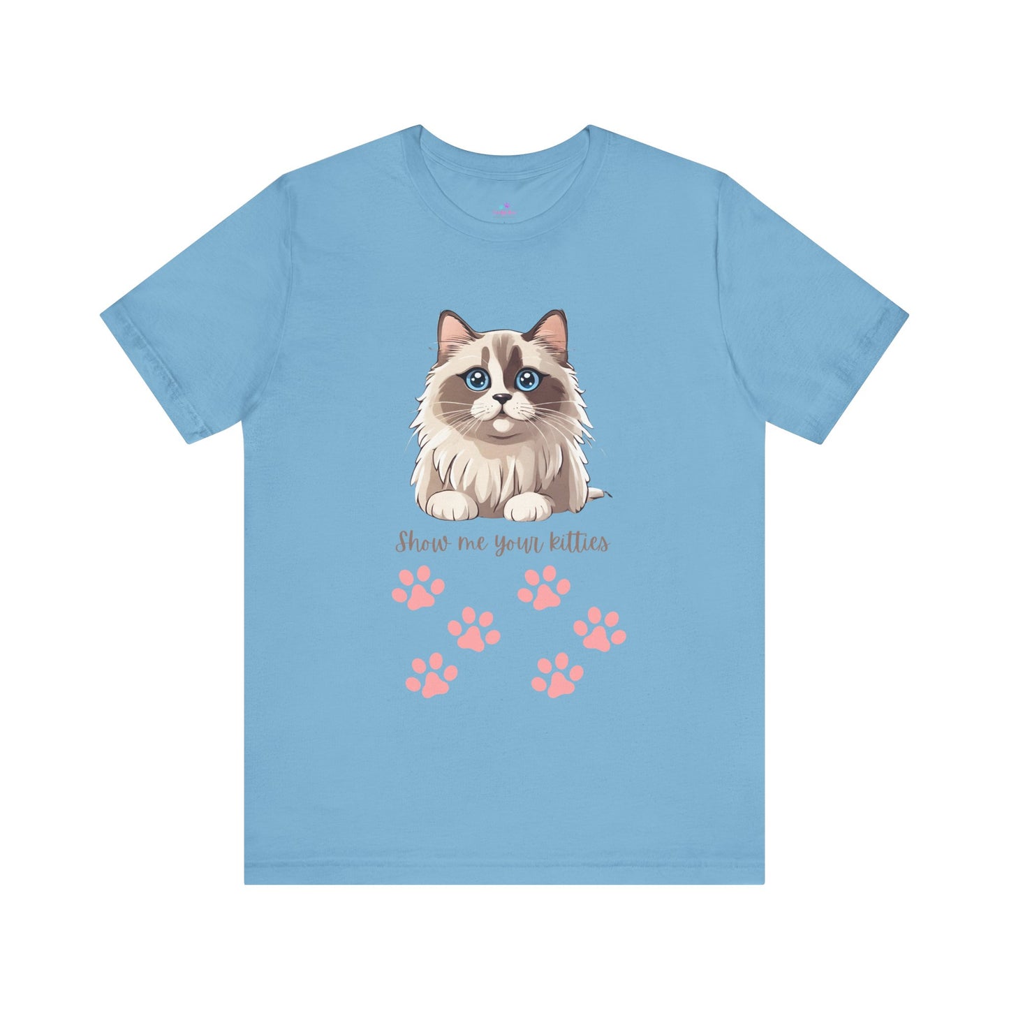 Cat T-Shirt Show me your Kitties Unisex Jersey Short Sleeve Tee