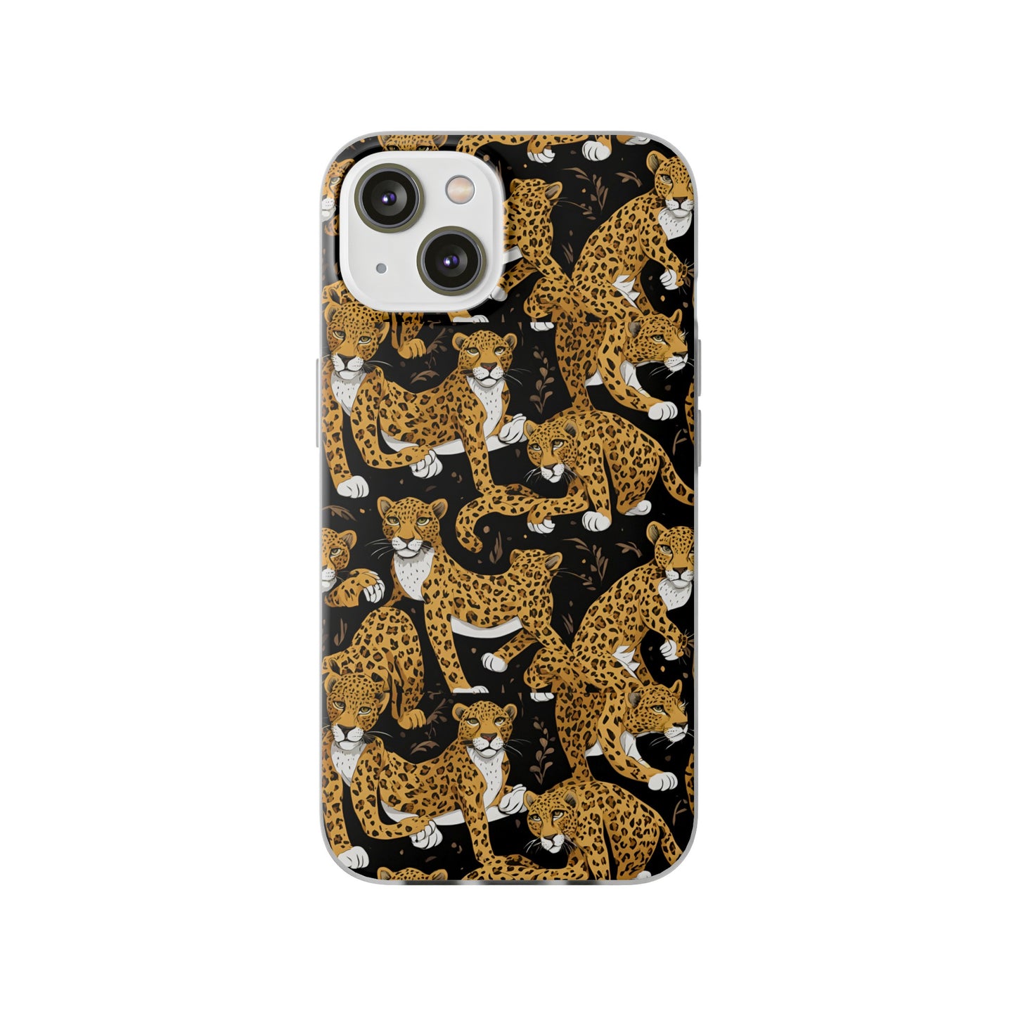 Leopard Phone Case, iPhone 15 14 13 , Samsung Galaxy Pixel Protective Case,Cat Lover Gift, Cat Lover Phone Case.Gift for Her, Gift for Mom