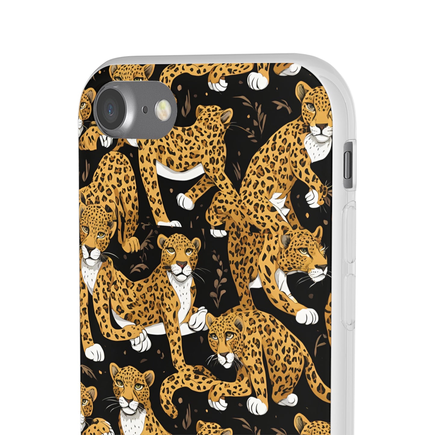 Leopard Phone Case, iPhone 15 14 13 , Samsung Galaxy Pixel Protective Case,Cat Lover Gift, Cat Lover Phone Case.Gift for Her, Gift for Mom