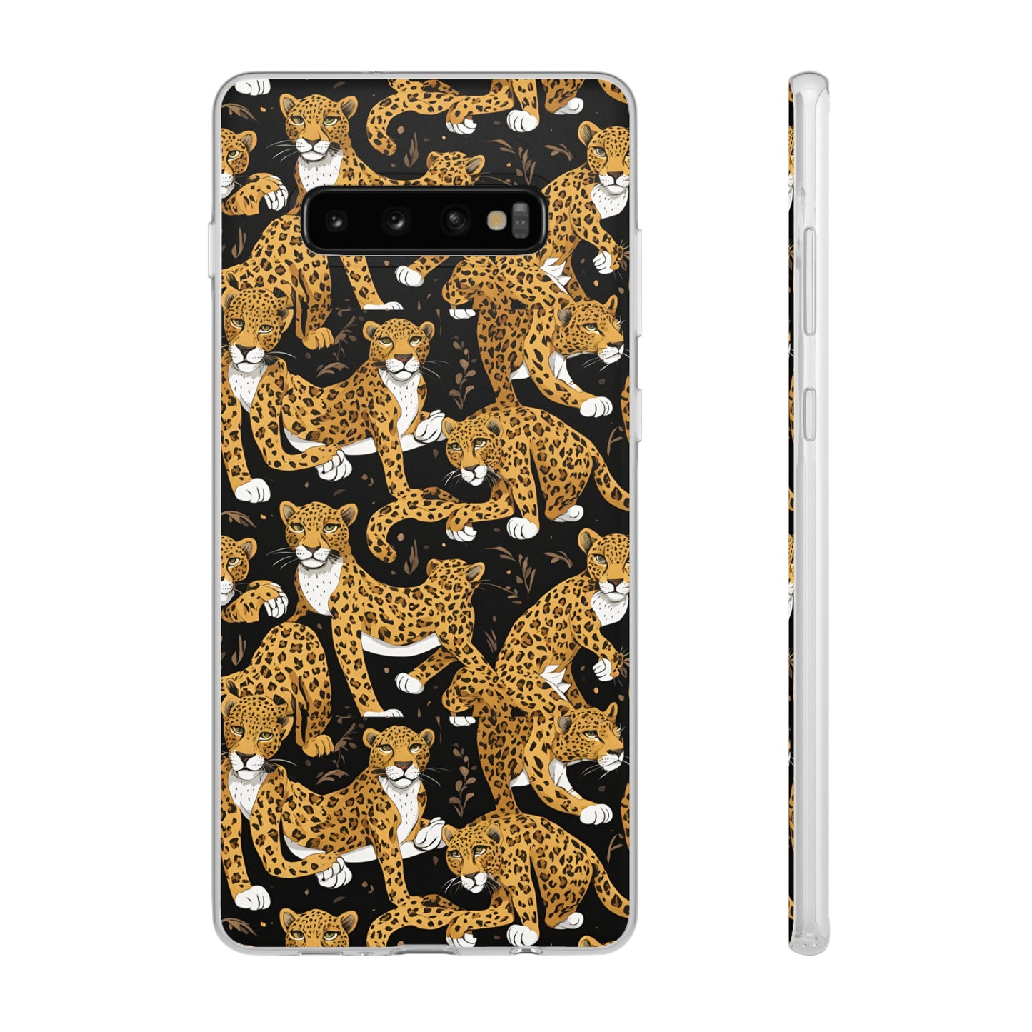 Leopard Phone Case, iPhone 15 14 13 , Samsung Galaxy Pixel Protective Case,Cat Lover Gift, Cat Lover Phone Case.Gift for Her, Gift for Mom