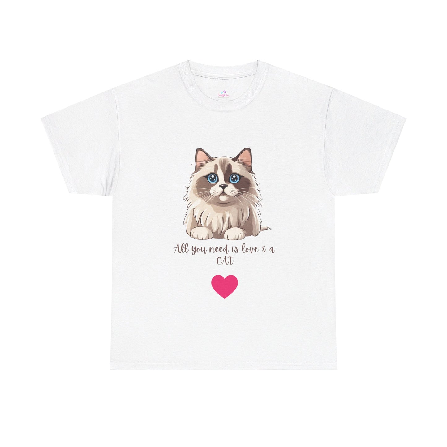 All You Need is Love and a Cat Ragdoll Unisex Jersey Short Sleeve Tee