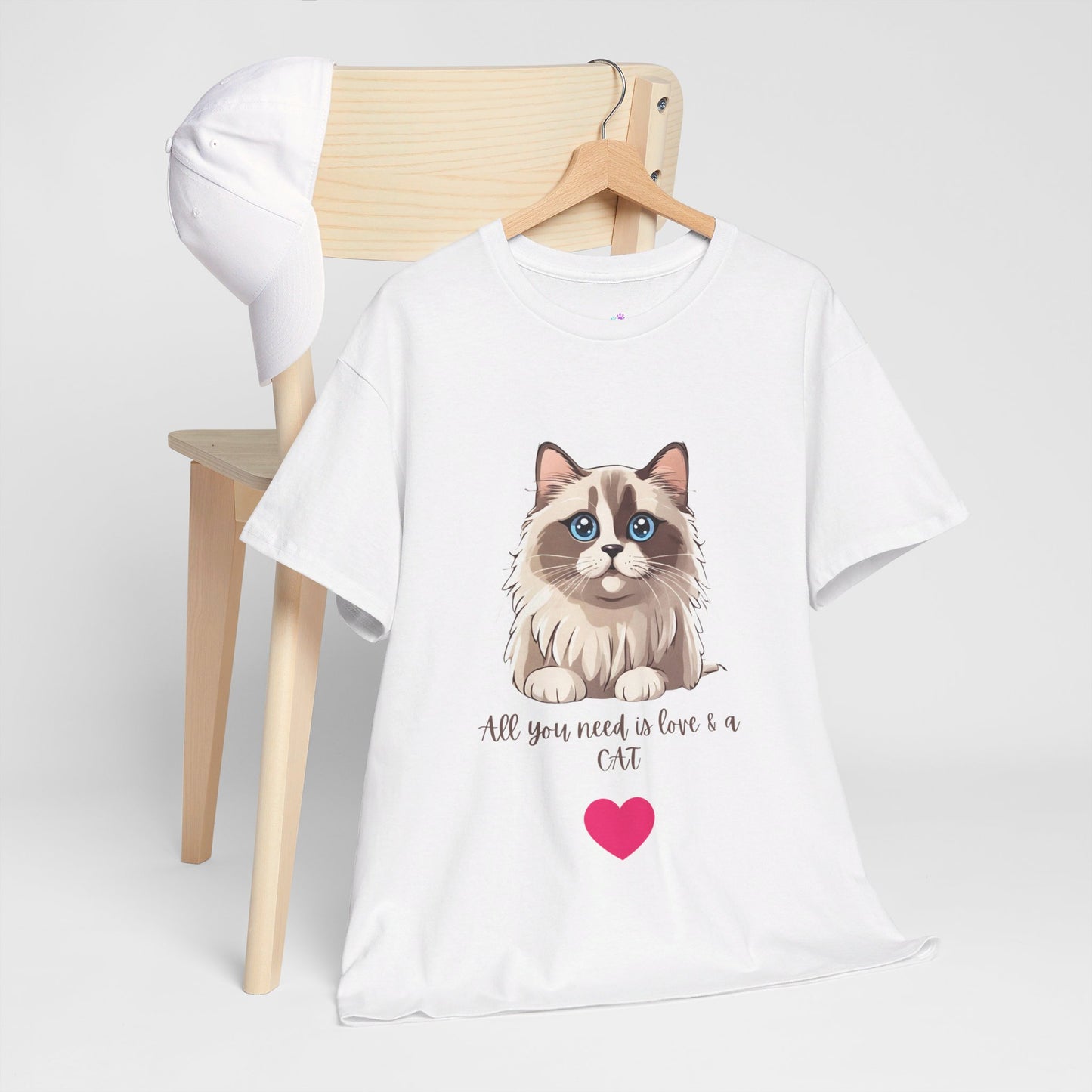 All You Need is Love and a Cat Ragdoll Unisex Jersey Short Sleeve Tee