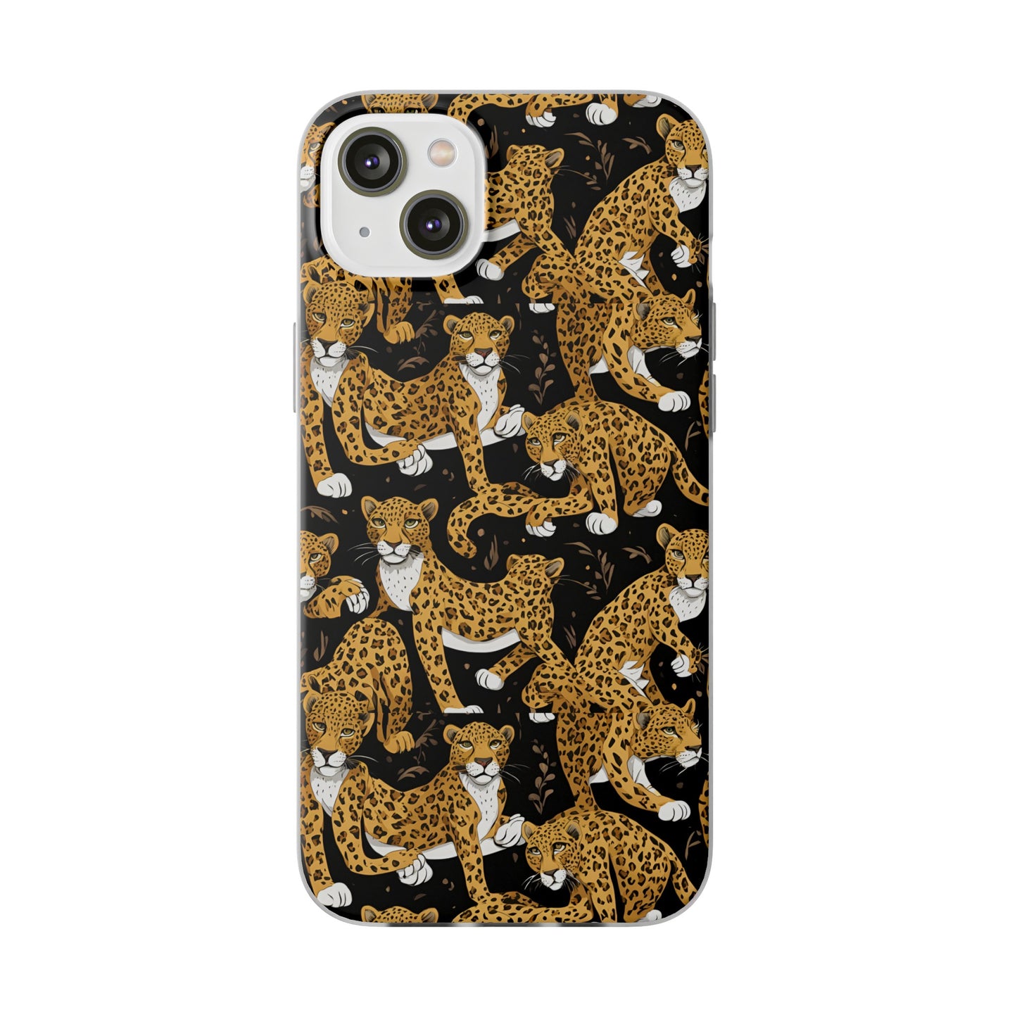 Leopard Phone Case, iPhone 15 14 13 , Samsung Galaxy Pixel Protective Case,Cat Lover Gift, Cat Lover Phone Case.Gift for Her, Gift for Mom