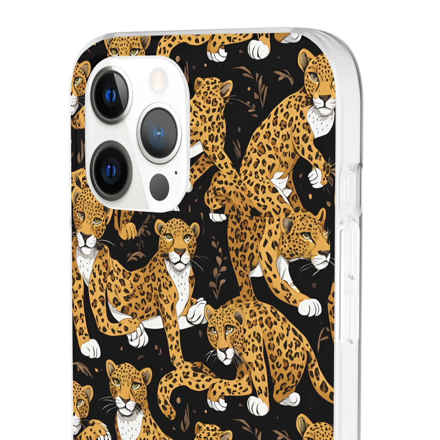 Leopard Phone Case, iPhone 15 14 13 , Samsung Galaxy Pixel Protective Case,Cat Lover Gift, Cat Lover Phone Case.Gift for Her, Gift for Mom