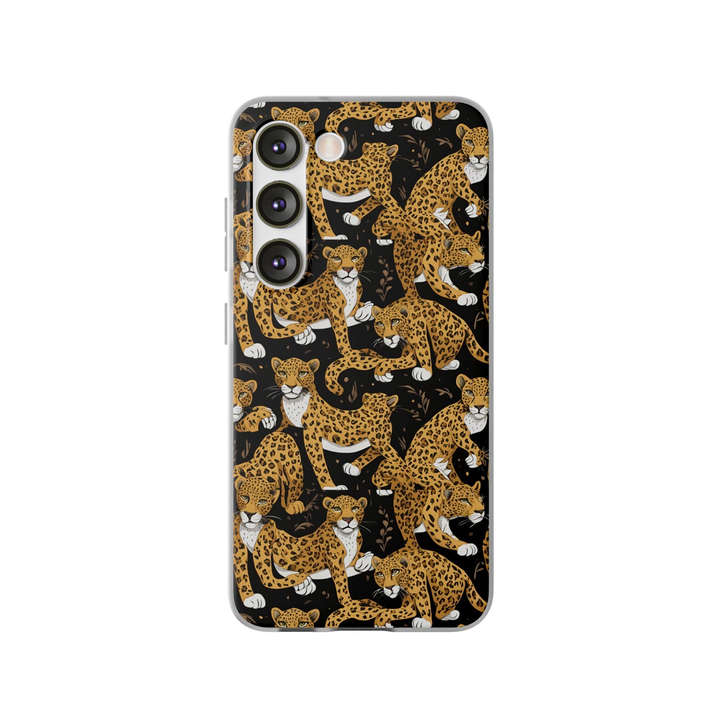 Leopard Phone Case, iPhone 15 14 13 , Samsung Galaxy Pixel Protective Case,Cat Lover Gift, Cat Lover Phone Case.Gift for Her, Gift for Mom