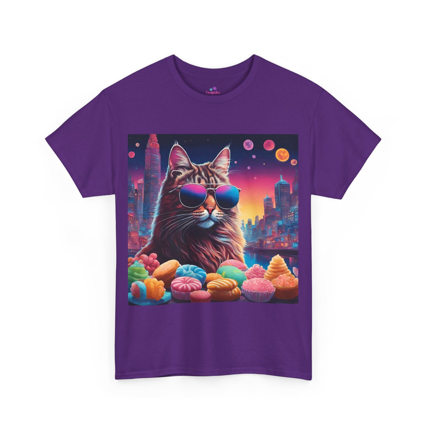 Cat Sweetscape Tee, Cat Shirt, Festival Shirt, Concert Shirt, Cat Shirt, Cat Lover Shirt, Cat Lover Gifts, Gift for Her, Gift for Him.