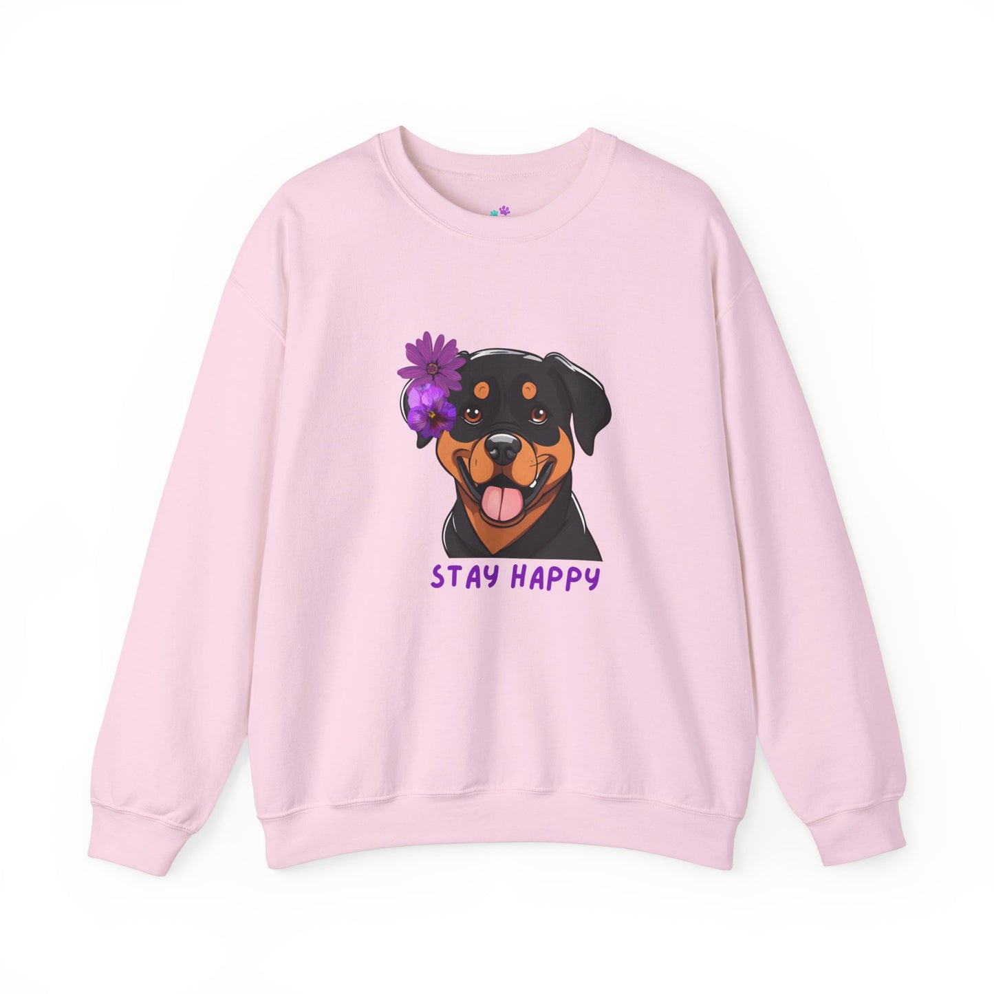 Dog Sweatshirt Cute Rottweiler Dog Lover Unisex Heavy Blend™ Crewneck Sweatshirt