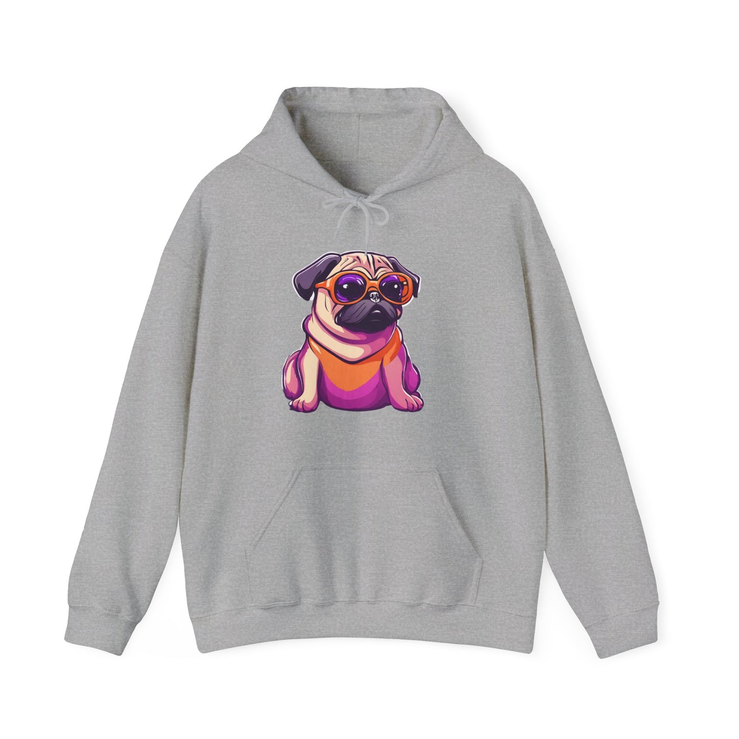 Cool Sassy Pug Unisex Heavy Blend™ Hooded Sweatshirt