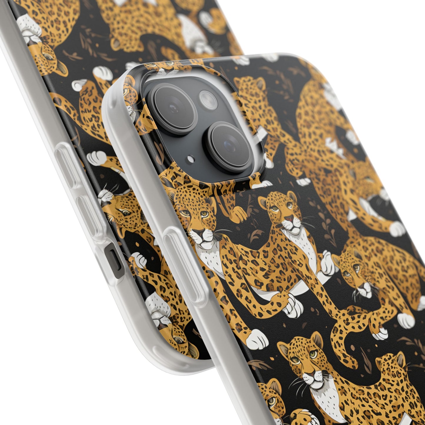 Leopard Phone Case, iPhone 15 14 13 , Samsung Galaxy Pixel Protective Case,Cat Lover Gift, Cat Lover Phone Case.Gift for Her, Gift for Mom