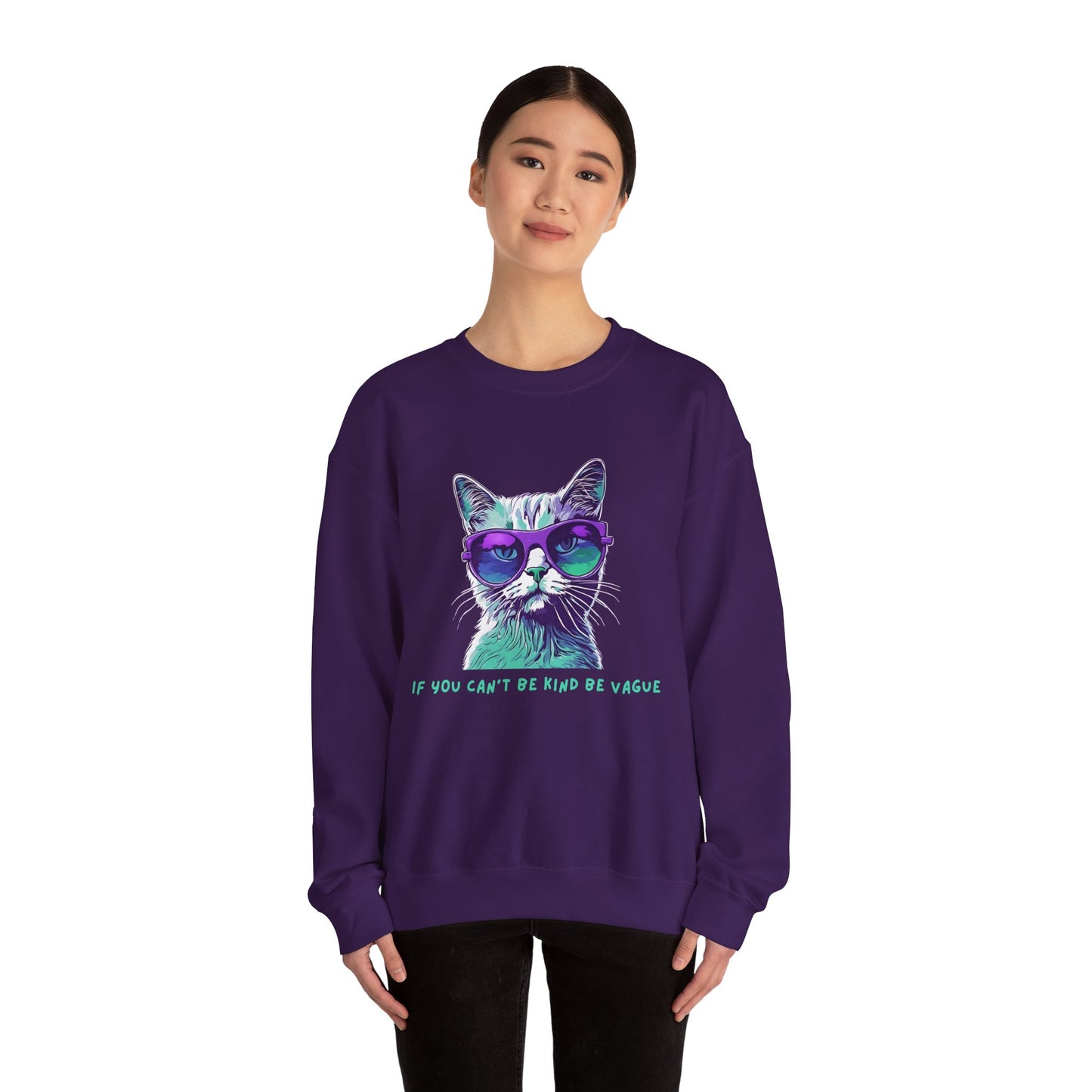 Sassy Cat Lover Unisex Heavy Blend™ Crewneck Sweatshirt