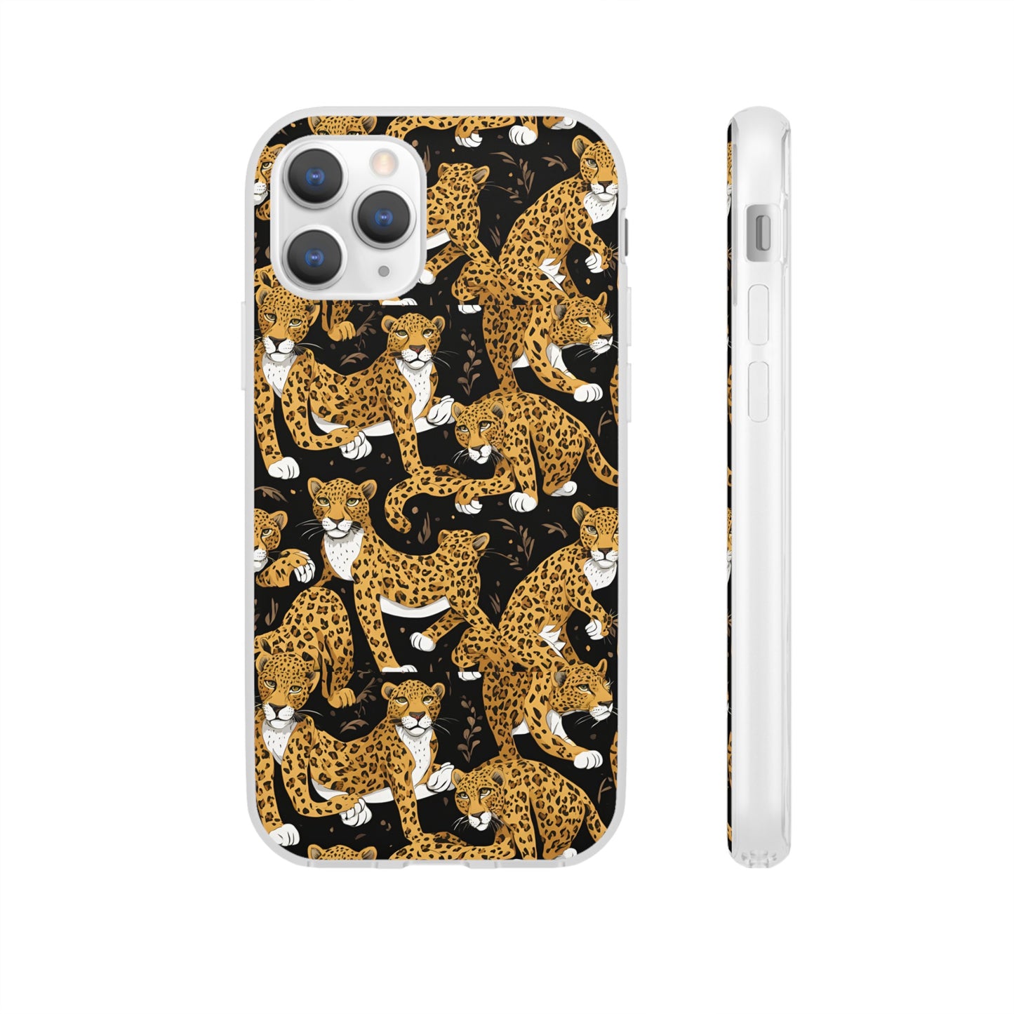 Leopard Phone Case, iPhone 15 14 13 , Samsung Galaxy Pixel Protective Case,Cat Lover Gift, Cat Lover Phone Case.Gift for Her, Gift for Mom