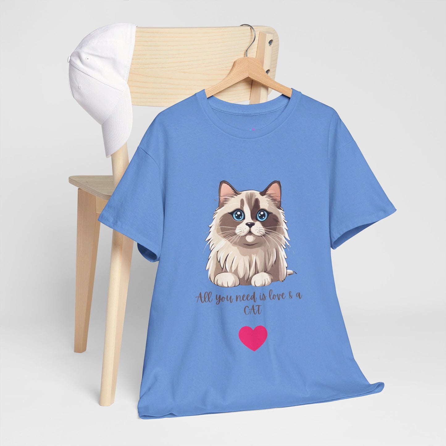 All You Need is Love and a Cat Ragdoll Unisex Jersey Short Sleeve Tee