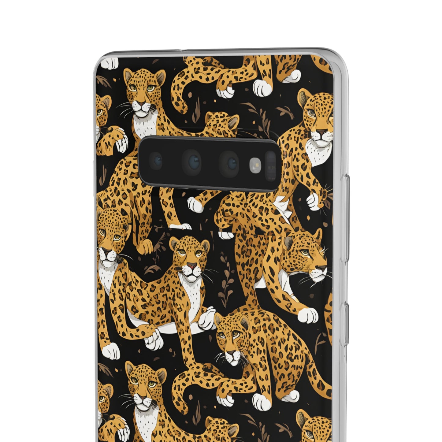 Leopard Phone Case, iPhone 15 14 13 , Samsung Galaxy Pixel Protective Case,Cat Lover Gift, Cat Lover Phone Case.Gift for Her, Gift for Mom