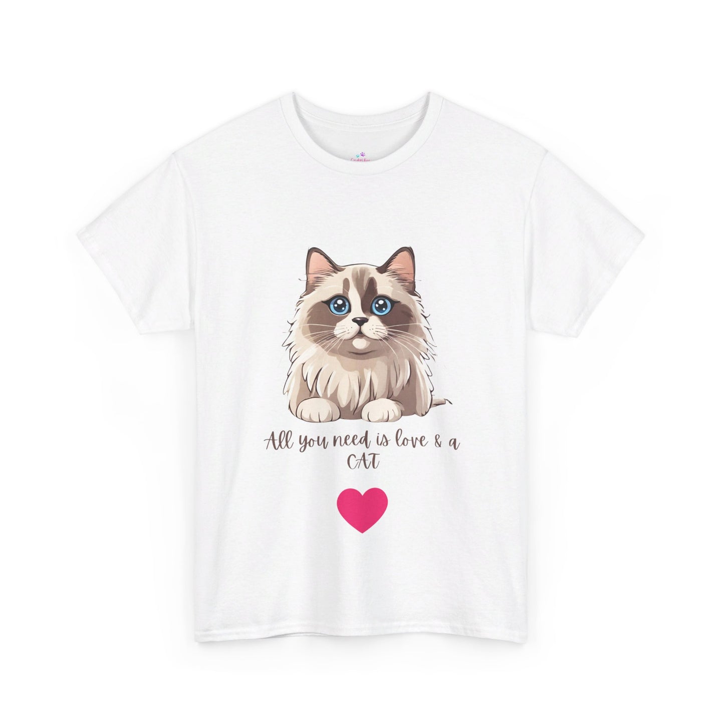 All You Need is Love and a Cat Ragdoll Unisex Jersey Short Sleeve Tee